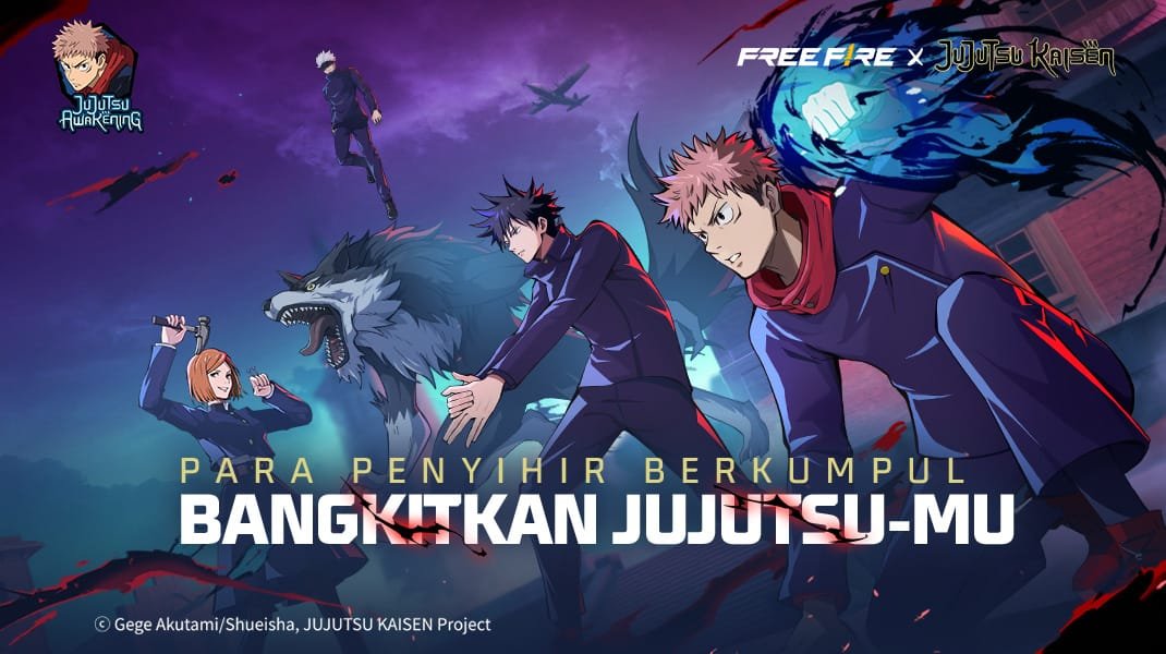 Bangkitkan Kutukan! Jujutsu Kaisen Hadir di Free Fire Mulai 14 Januari 2026