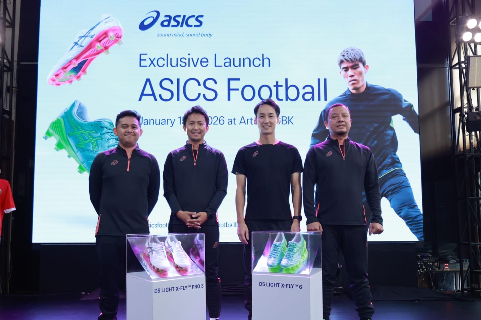 Gandeng Rizky Ridho, Ryo Matsumura, dan Coach Nova, ASICS Luncurkan Sepatu Sepak Bola Berbasis Sports Science di Indonesia
