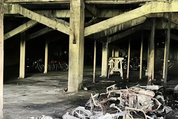 Geger Pagi Hari! Kebakaran Parkiran Motor di Jantung Kota Bogor