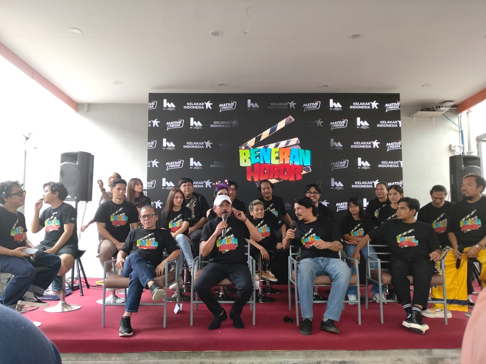 B7 Production Rayakan Rampung Syuting dan Luncurkan Kampanye Film Beneran Horor
