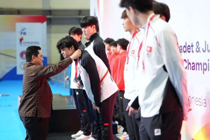Asian Fencing 2026 di Jakarta: China Dominan, Erick Thohir Soroti Lonjakan Ranking Indonesia