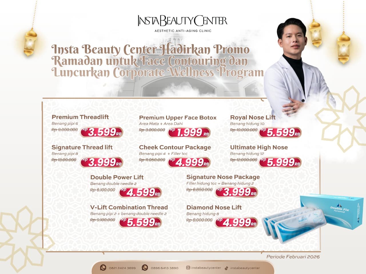 Sambut Ramadan, Insta Beauty Center Hadirkan Promo Face Contouring dan Perluas Layanan ke Corporate Wellness