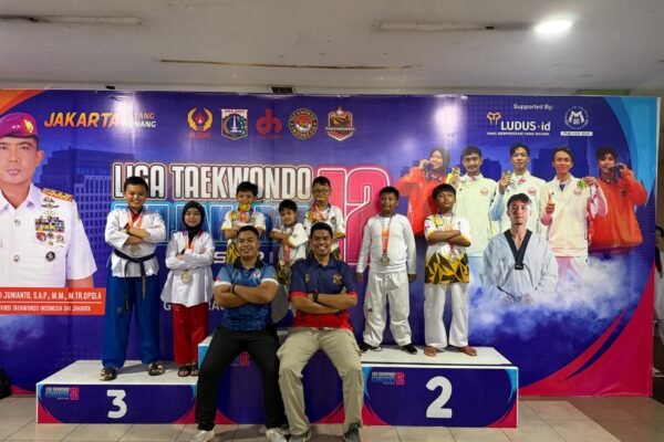 Atlet Muda Dojang Aselih Nanggala Club Borong 2 Emas di Liga Taekwondo DKI Jakarta Series 12