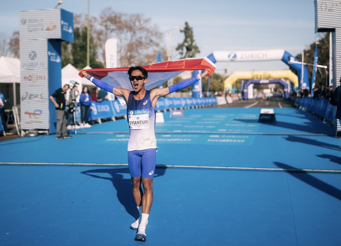 Robi Syianturi Pecahkan Rekor Nasional Lagi di Sevilla Marathon 2026, ASICS: Indonesia Bisa Mendunia