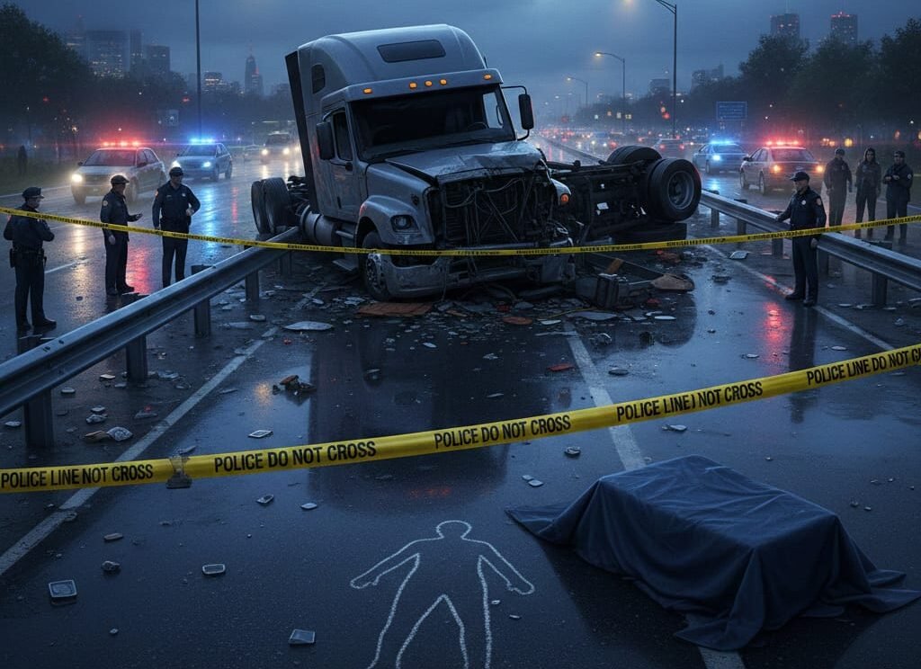 Kecelakaan Maut di Parungpanjang, Pemotor 42 Tahun Tewas Terlindas Truk Diesel