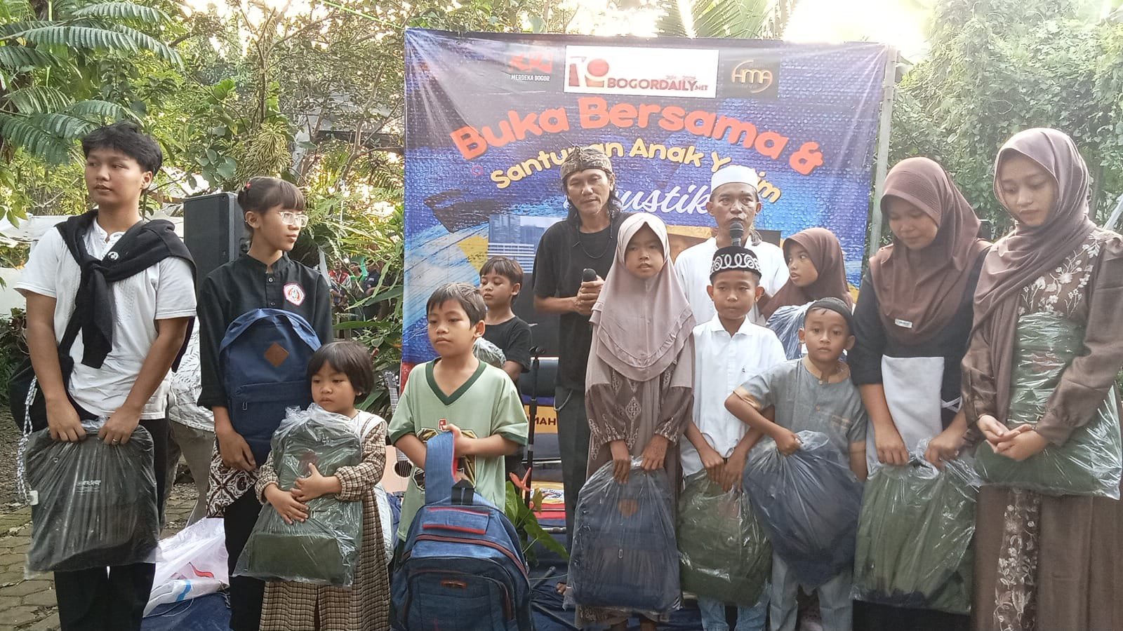 Bukber Penuh Seni di Bogor, KPJ Merdeka dan Imah Hejo Santuni Anak Yatim