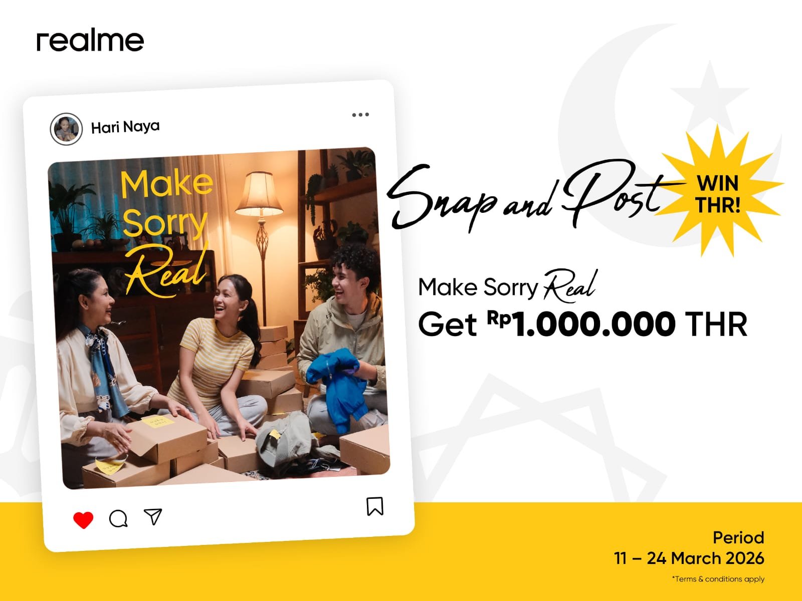 realme Ajak Anak Muda Rayakan Ramadan Lewat Kampanye “Make Sorry Real” dan Promo realme 16 Series 5G