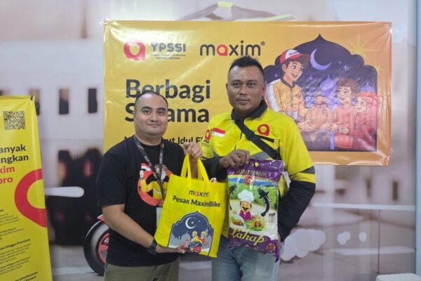 Dukung Mitra, Maxim Gorontalo Hadirkan Sembako dan BHR