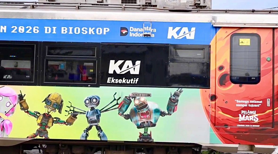 Mudik Lebaran 2026 Makin Berwarna dengan Livery Kereta “Pelangi di Mars”