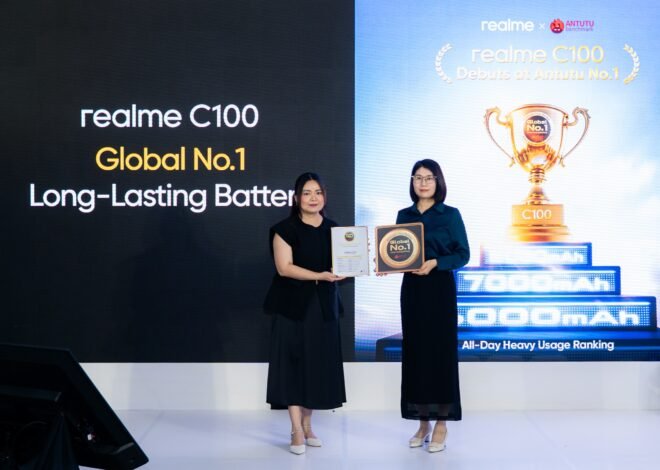 Jelang Rilis, realme C100 Raih Predikat No.1 AnTuTu Berkat Baterai 8000mAh
