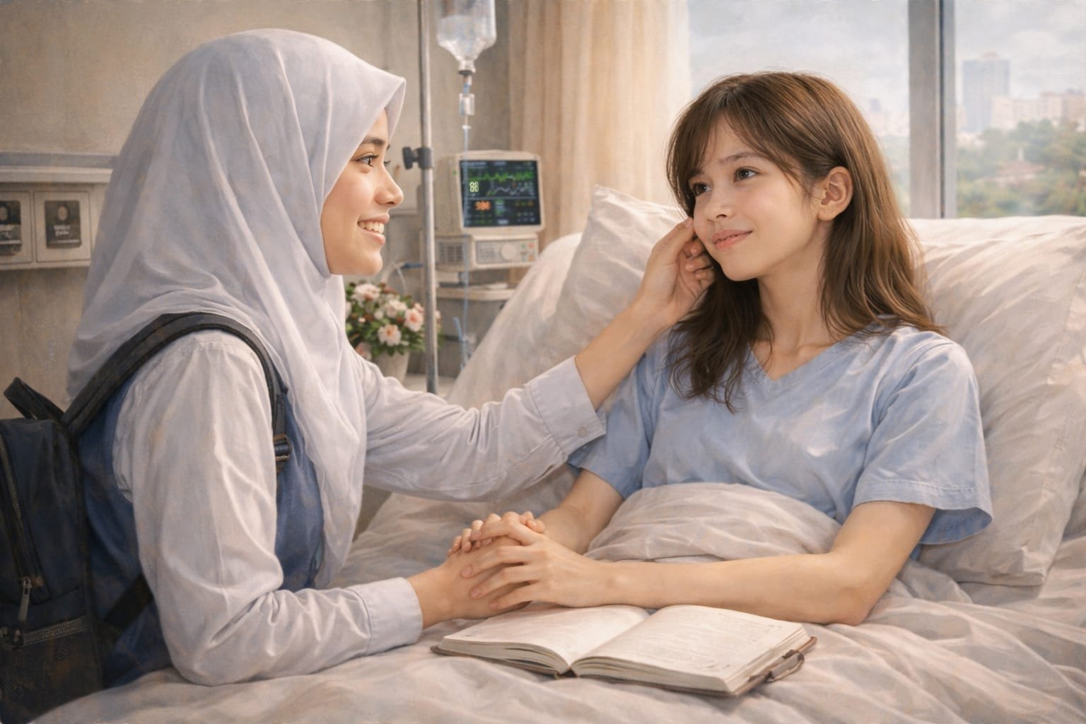 “Aku Kangen Kamu…” Pertemuan Mengharukan Dua Sahabat yang Lama Terpisah