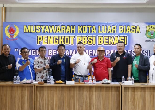 Agus Harpa Senjaya Pimpin PBSI Kota Bekasi 2026–2030, Fokus Pembinaan Atlet dan Target Porprov