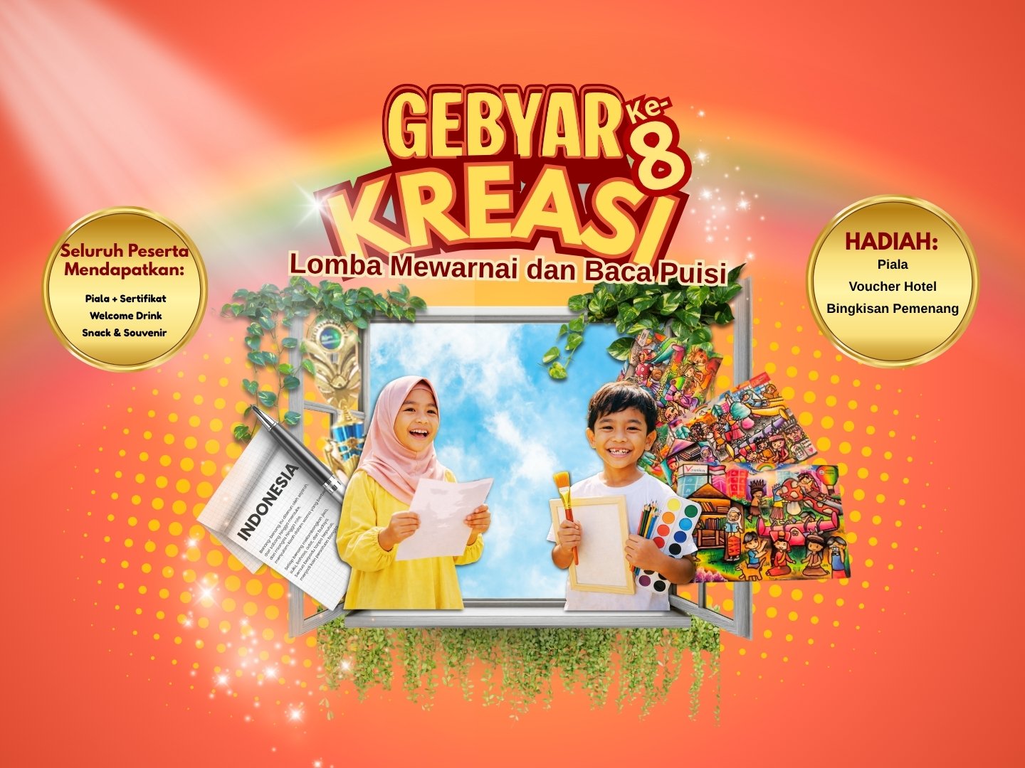 Ajang Bergengsi Kembali! Gebyar Kreasi 8 Jendela Puspita Siap Wadah Kreativitas Anak Muda