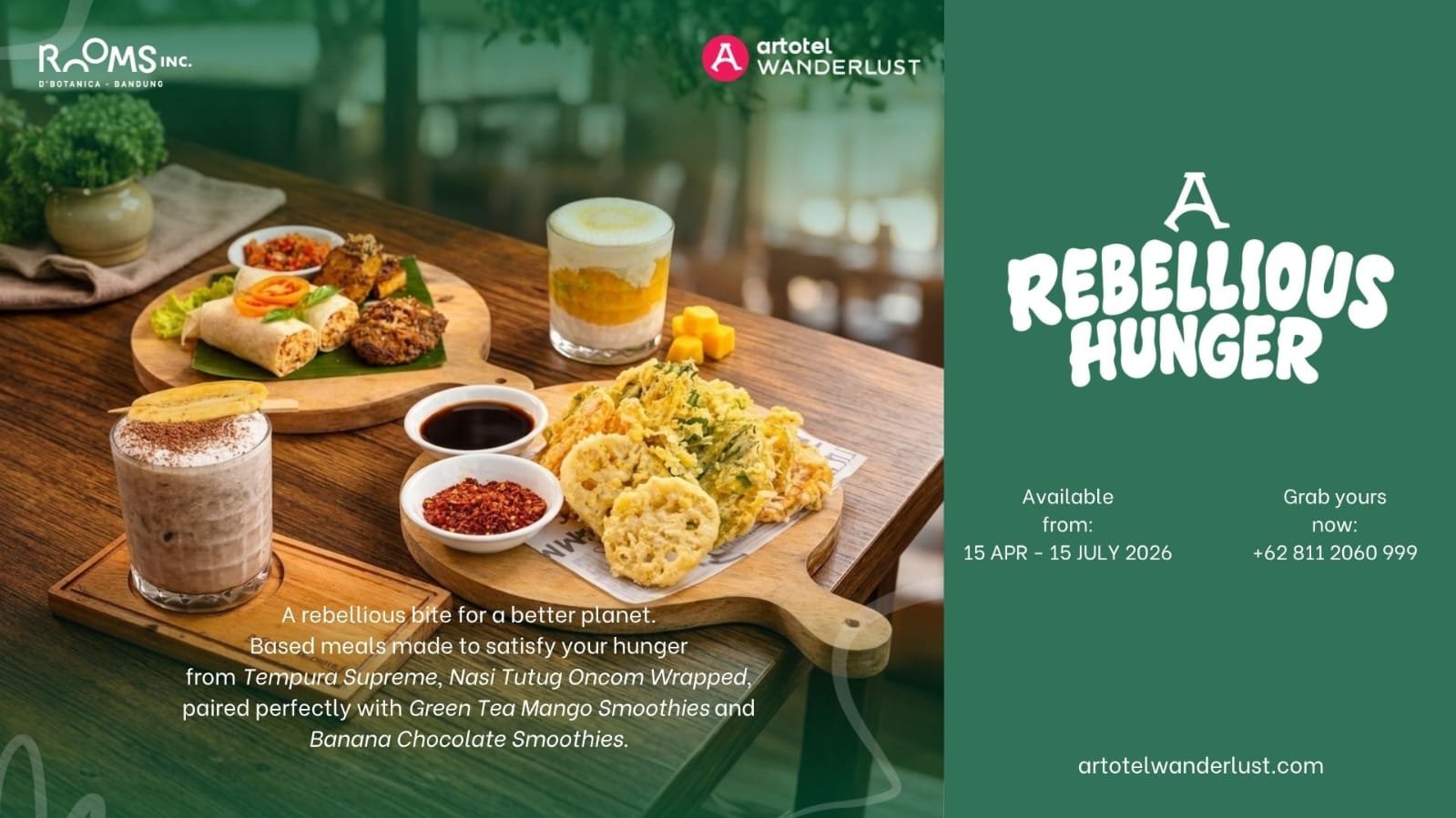 Tren Baru di Hotel Indonesia! Artotel Luncurkan “Rebellious Hunger” yang Bikin Penasaran