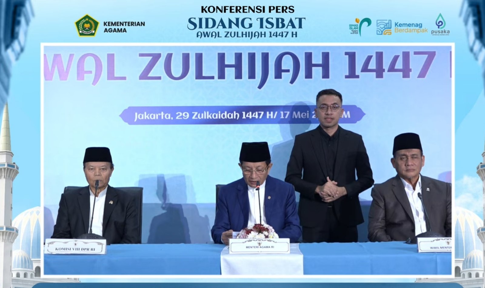 Hasil Sidang Isbat: Hari Raya Idul Adha 1447 H Jatuh pada 27 Mei 2026