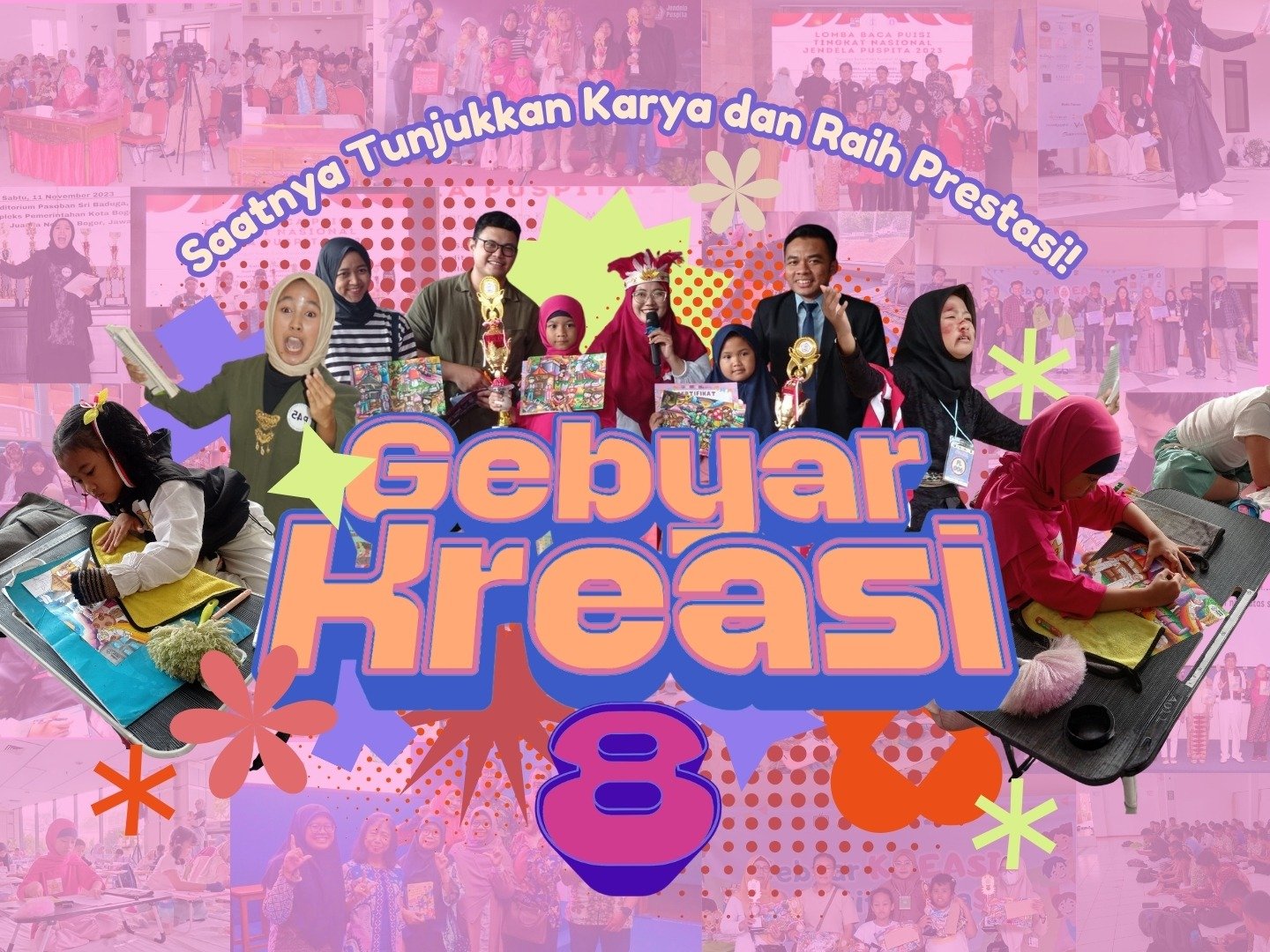 GEBYAR KREASI VIII Akan Digelar di Bekasi, Hadirkan Lomba Puisi dan Mewarnai