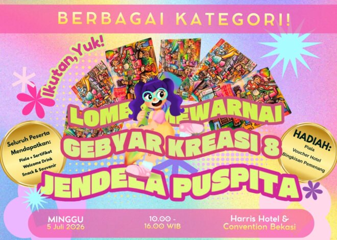 Lomba Mewarnai Gebyar Kreasi 2026 di Hotel Harris Summarecon Bekasi, Segera Daftar!