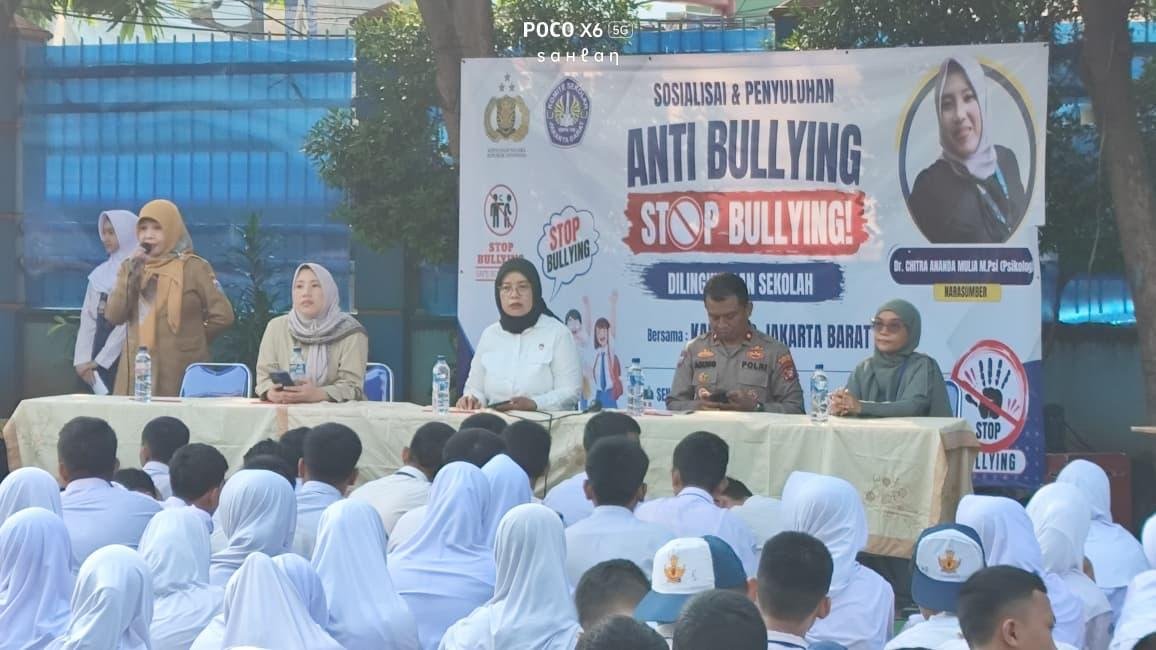 Cegah Perundungan di Sekolah, Polres Jakbar Beri Penyuluhan Kekerasan pada Anak