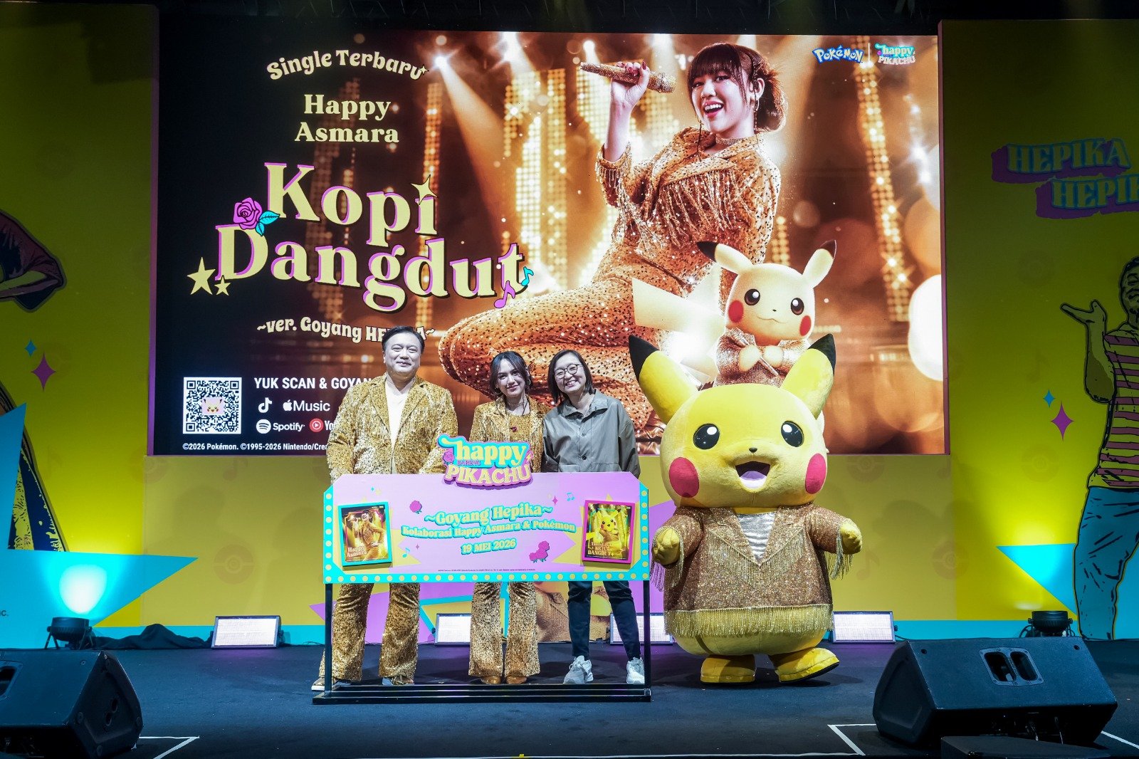 Kolaborasi Pokémon dan Happy Asmara Bikin Dangdut Indonesia Tembus Pasar Global