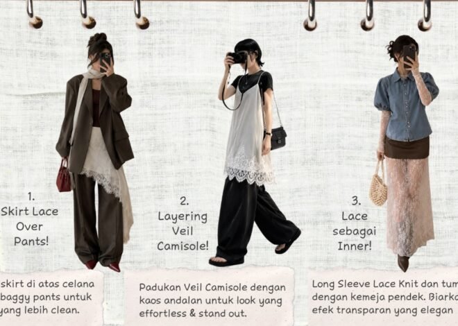 Lace Is Back! Tren Fashion Berenda Kembali Digemari Gen Z di 2026