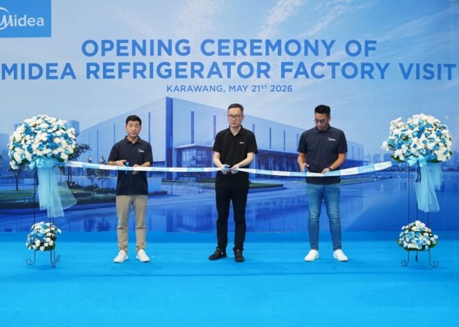 Midea Resmikan Pabrik Kulkas Terbesar di Indonesia, Perkuat Produksi Lokal dan Peluang Ekspor