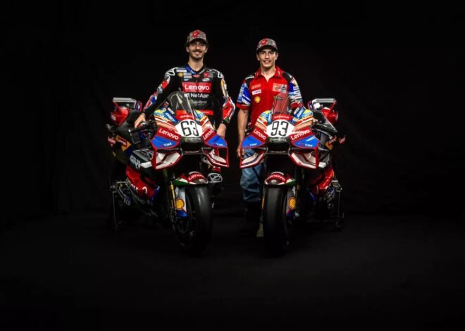 Marc Márquez dan Pecco Bagnaia Perkenalkan Ducati Collezione 100 di Mugello