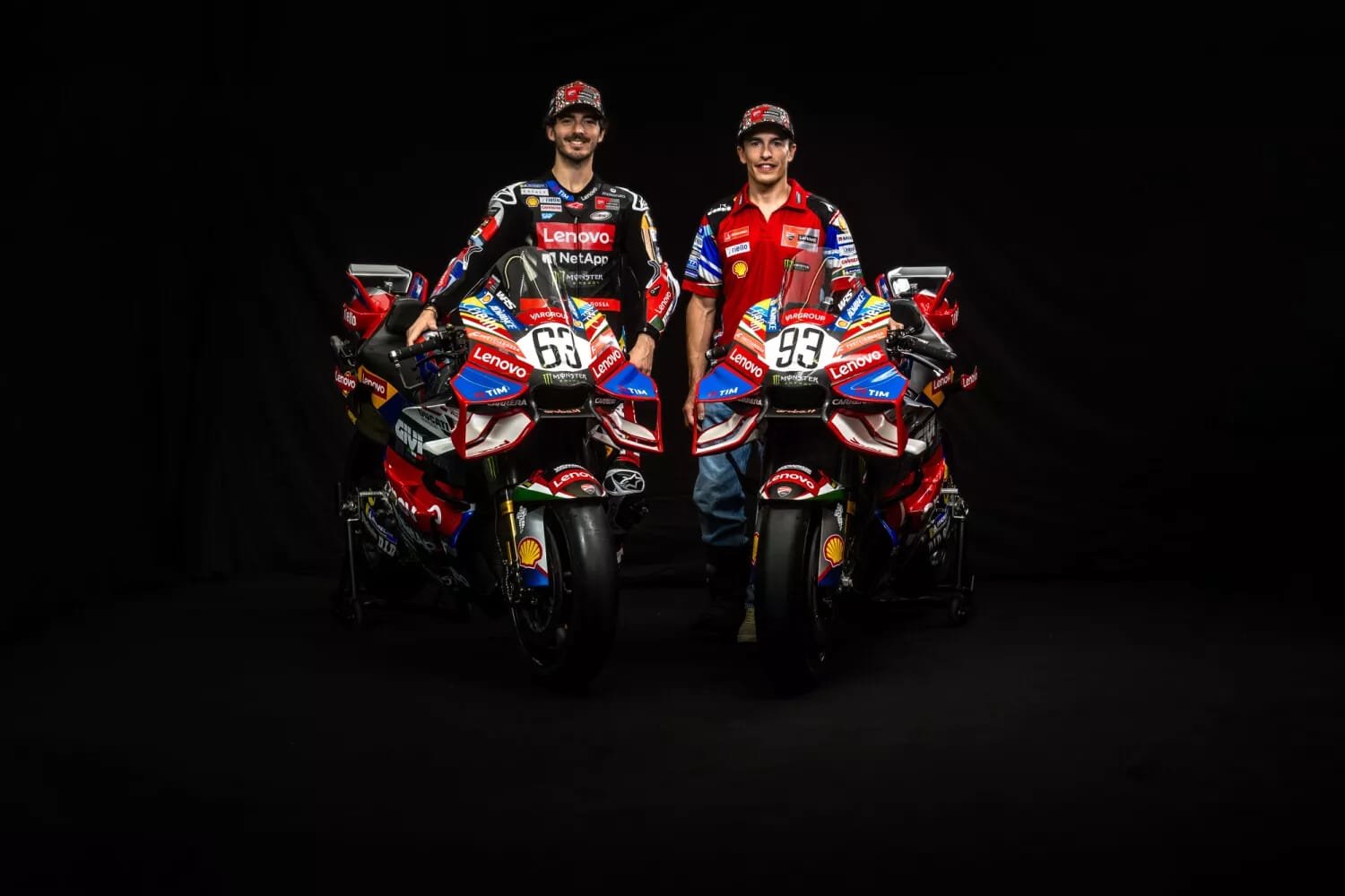 Marc Márquez dan Pecco Bagnaia Perkenalkan Ducati Collezione 100 di Mugello