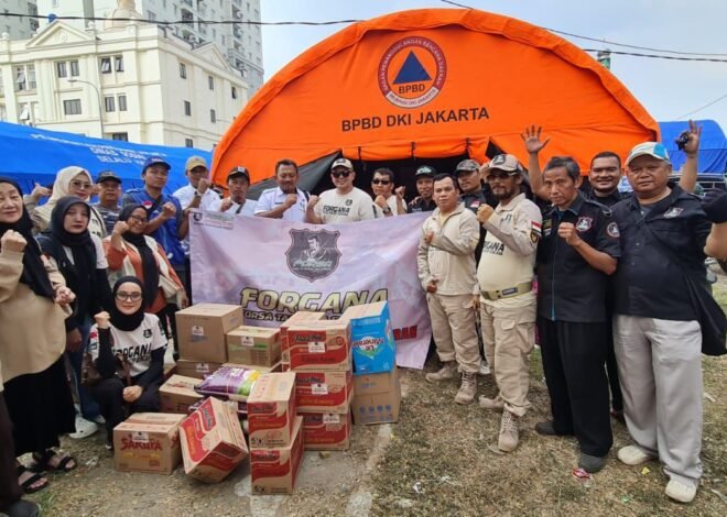 Terinspirasi Pesan Rhoma Irama, FORSA Hadir Bantu Korban Kebakaran di Jakarta Pusat