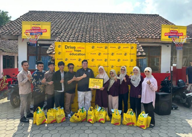 HUT Ke-8 Maxim Indonesia: Bangun Semangat Belajar Lewat Renovasi Sekolah dan Bantuan Sosial