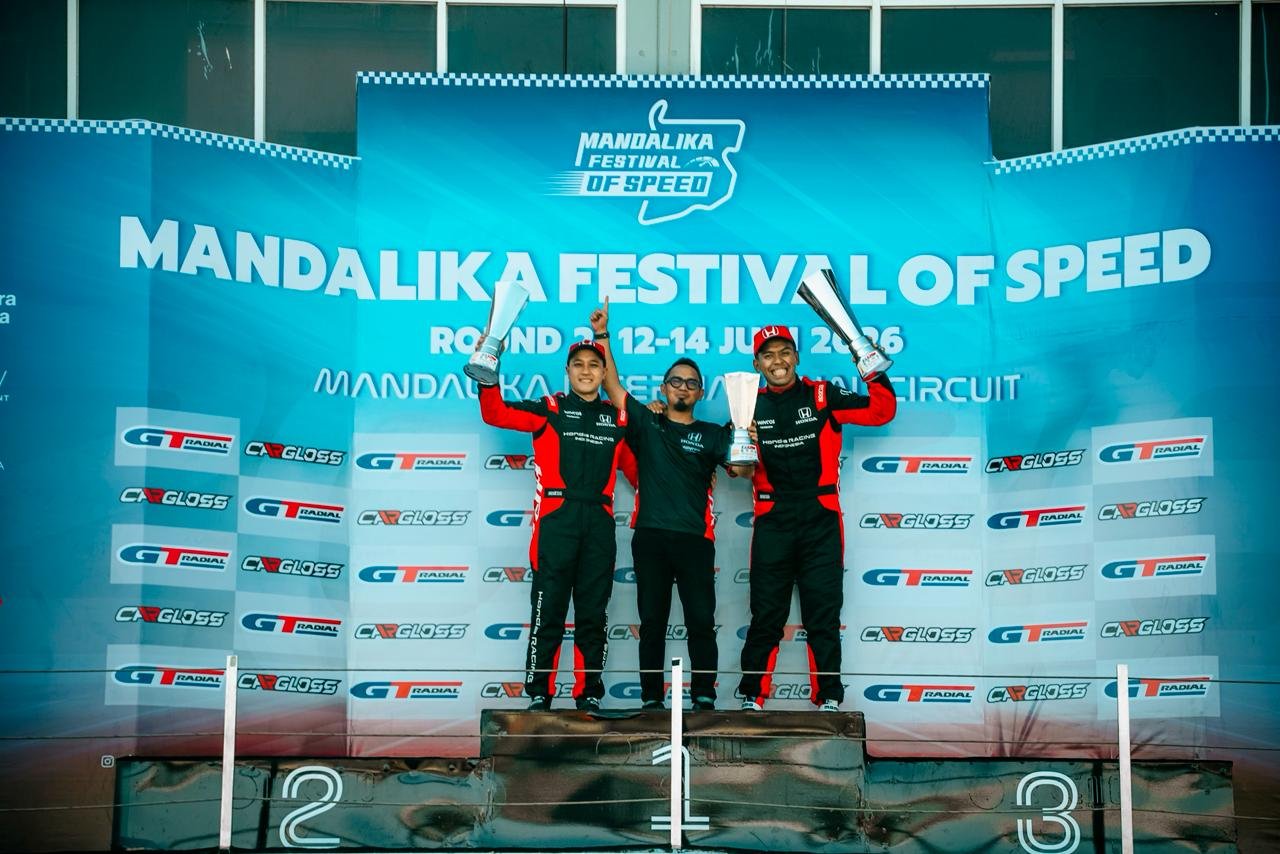 Awali Musim Sebagai Tim Juara, Honda Racing Indonesia Tampil Dominan di Mandalika