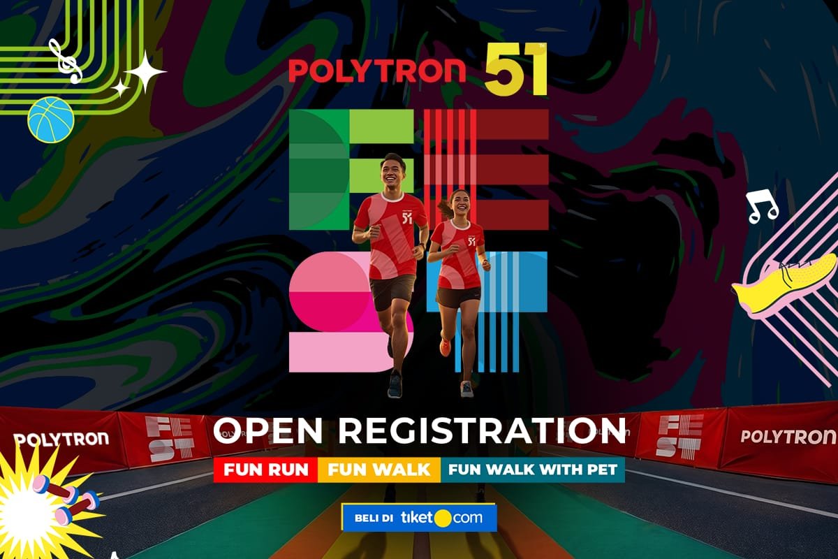 Pendaftaran Polytron Fest 51 Dibuka, Ada Fun Run 5K dan Fun Walk with Pet di GBK