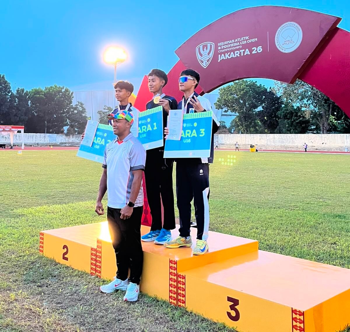 Atlet Jawa Barat Pecahkan Rekor Nasional Lompat Tinggi U-16 di Kejurnas Atletik 2026