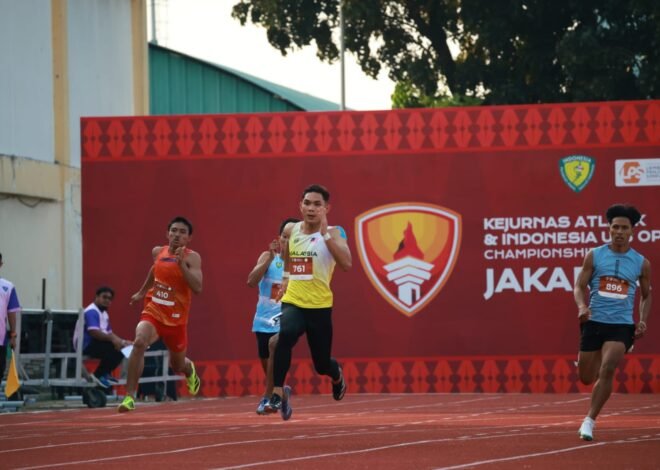 Gilang Satria dan Hoshi Fatihah Antar Jawa Timur Kuasai Sprint U-20 di Kejurnas Atletik 2026