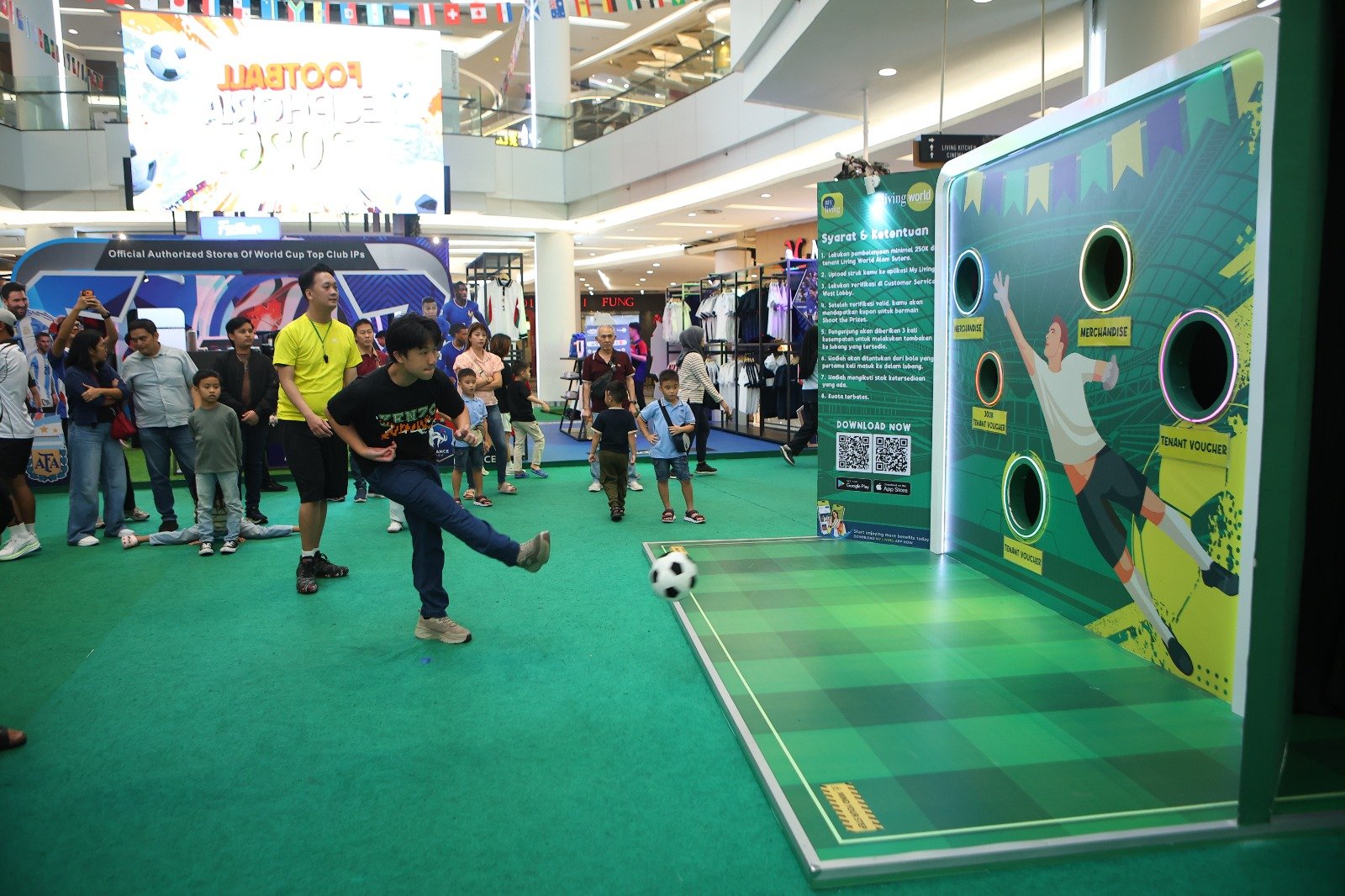 Sambut Euforia Sepak Bola Dunia, Living World Alam Sutera Gelar Football Euphoria 2026