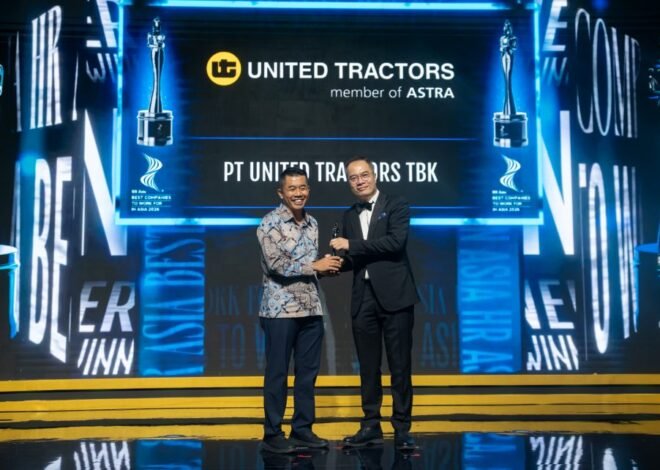 Kembali Diakui sebagai Tempat Kerja Terbaik, United Tractors Borong Tiga Penghargaan HR Asia 2026