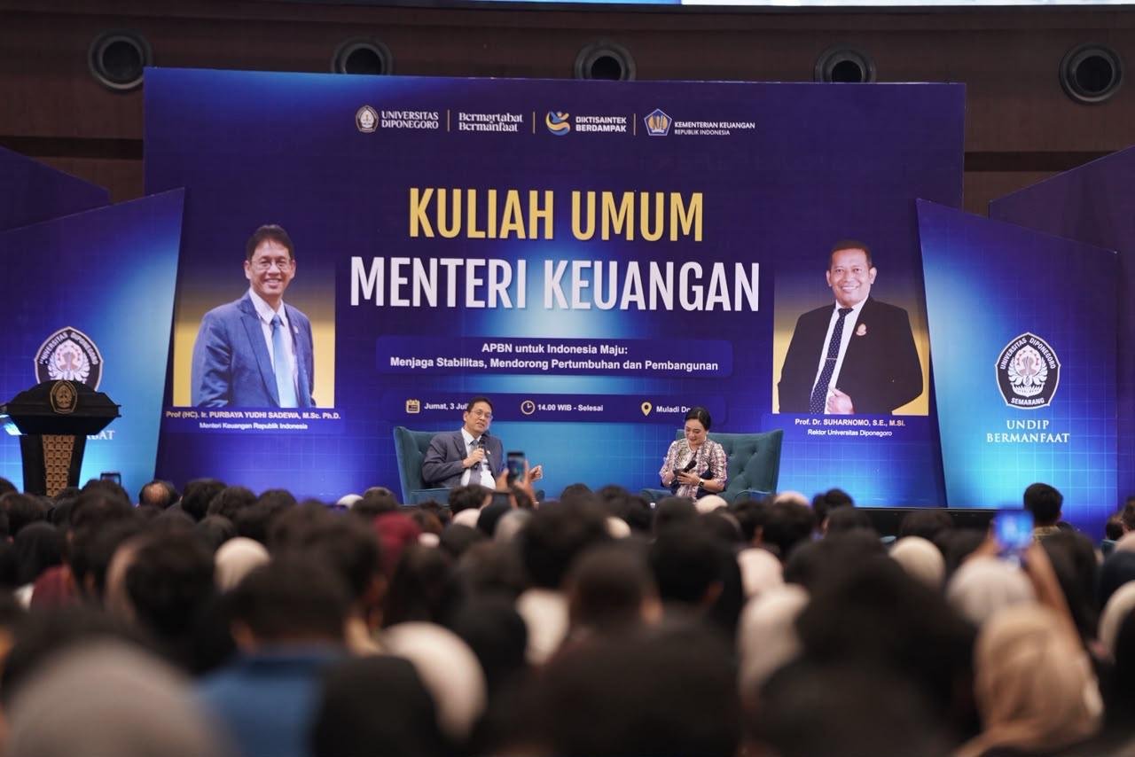 Kuliah Umum di Undip, Menkeu Purbaya Paparkan Strategi Fiskal Hadapi Tantangan Global