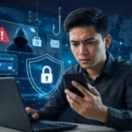 Ilustrasi keamanan siber dan perlindungan data digital berdasarkan riset bolttech 2026.