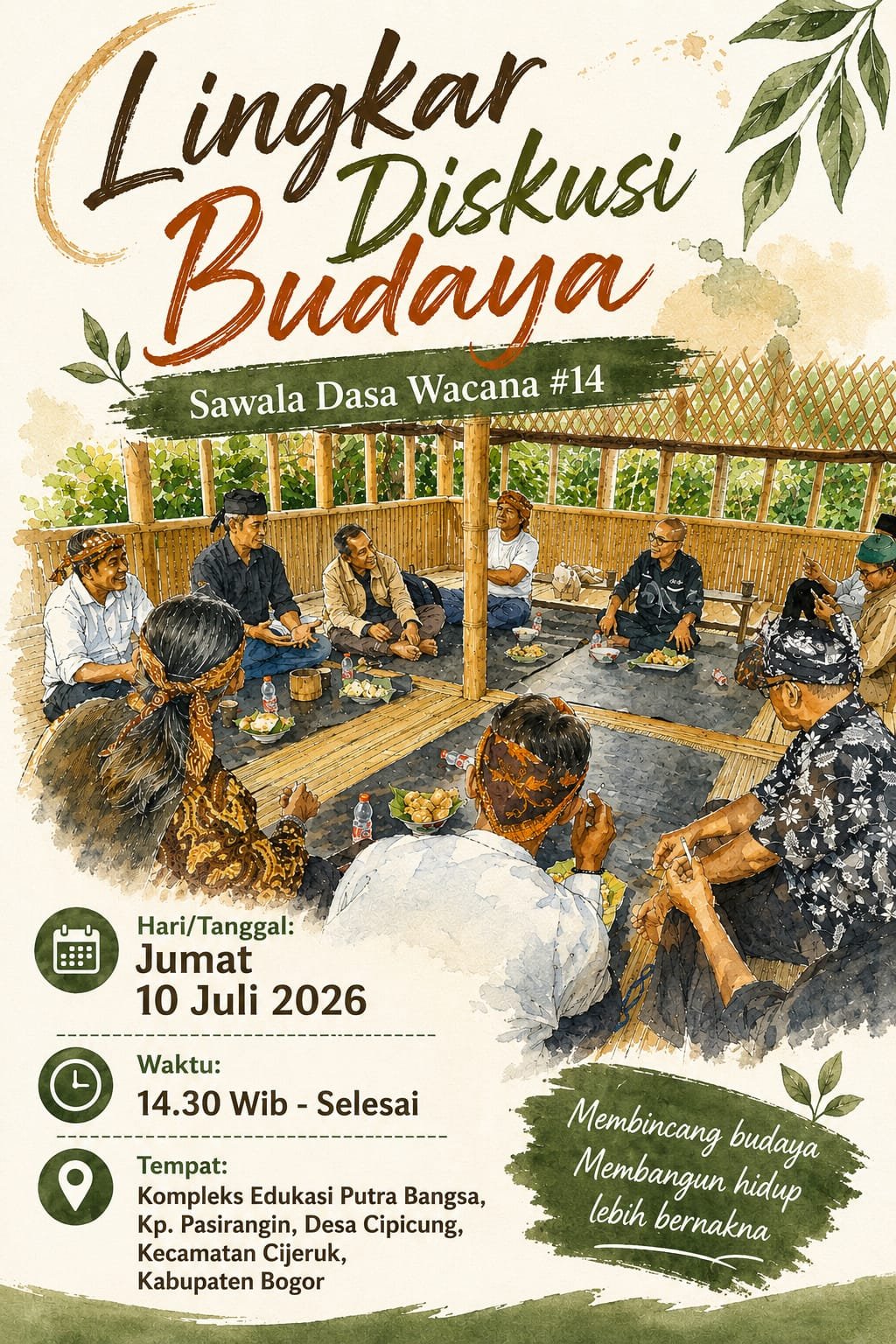 Sawala Dasa Wacana #14 Hadirkan Diskusi Terbuka untuk Masa Depan Seni Budaya Bogor Raya