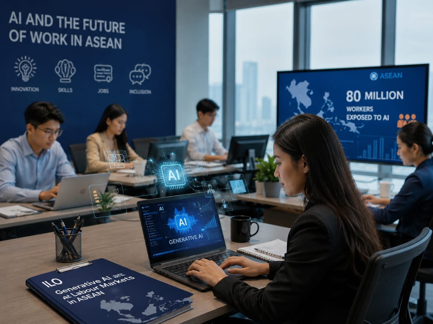 ILO: AI Akan Mengubah Dunia Kerja ASEAN, Kebijakan Jadi Penentu Masa Depan Pekerja