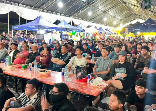 Ribuan Warga Meriahkan Nobar Final Piala Dunia 2026 di The Plaza Millennium Medan