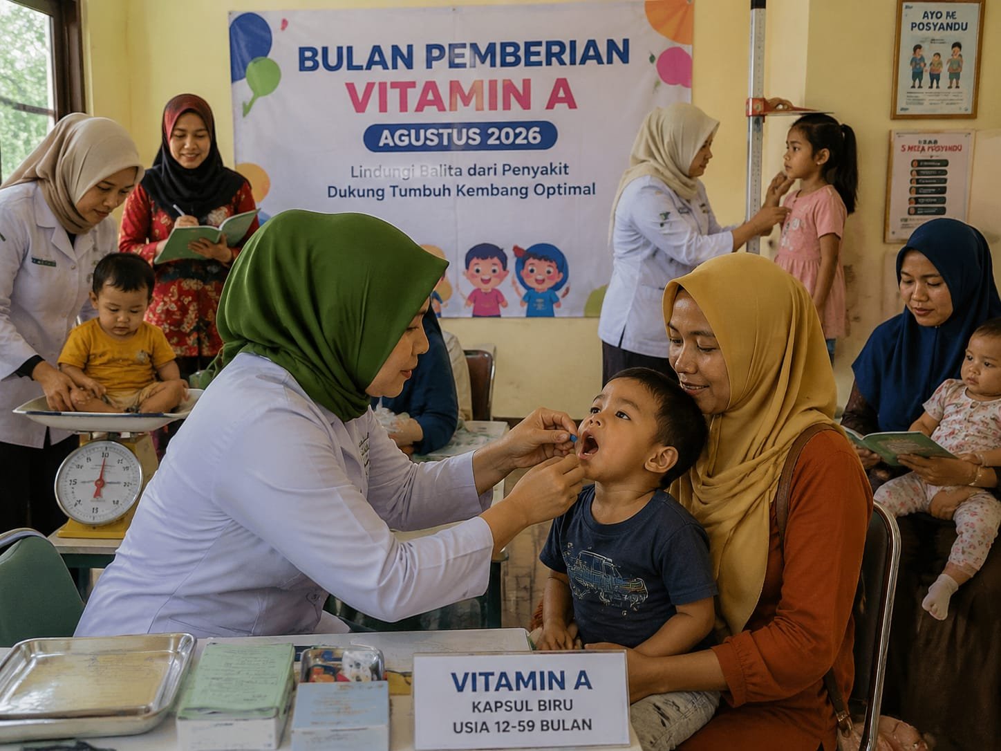 Kemenkes Perkuat Program Vitamin A untuk Balita, Targetkan Cakupan Agustus 2026 Lebih Tinggi