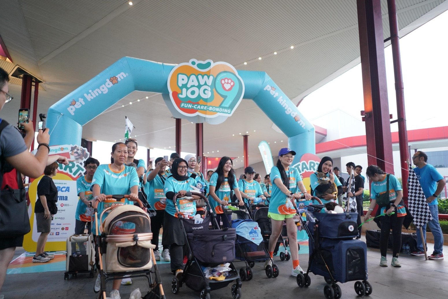 PAWJOG 9 di QBIG BSD Jadi Ruang Kebersamaan 800 Pawrents dan Anabul