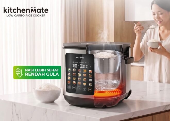 Polytron Masuk ke Segmen Perangkat Dapur Sehat melalui Digital Low Carbo Rice Cooker