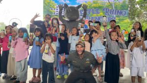 World Rhino Day di Aston Serang Kenalkan Konservasi Badak Jawa kepada Anak