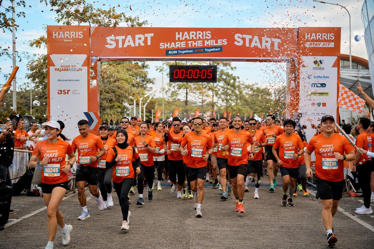 HARRIS SHARE THE MILES 2026 Dorong Gaya Hidup Sehat dan Kepedulian Sosial