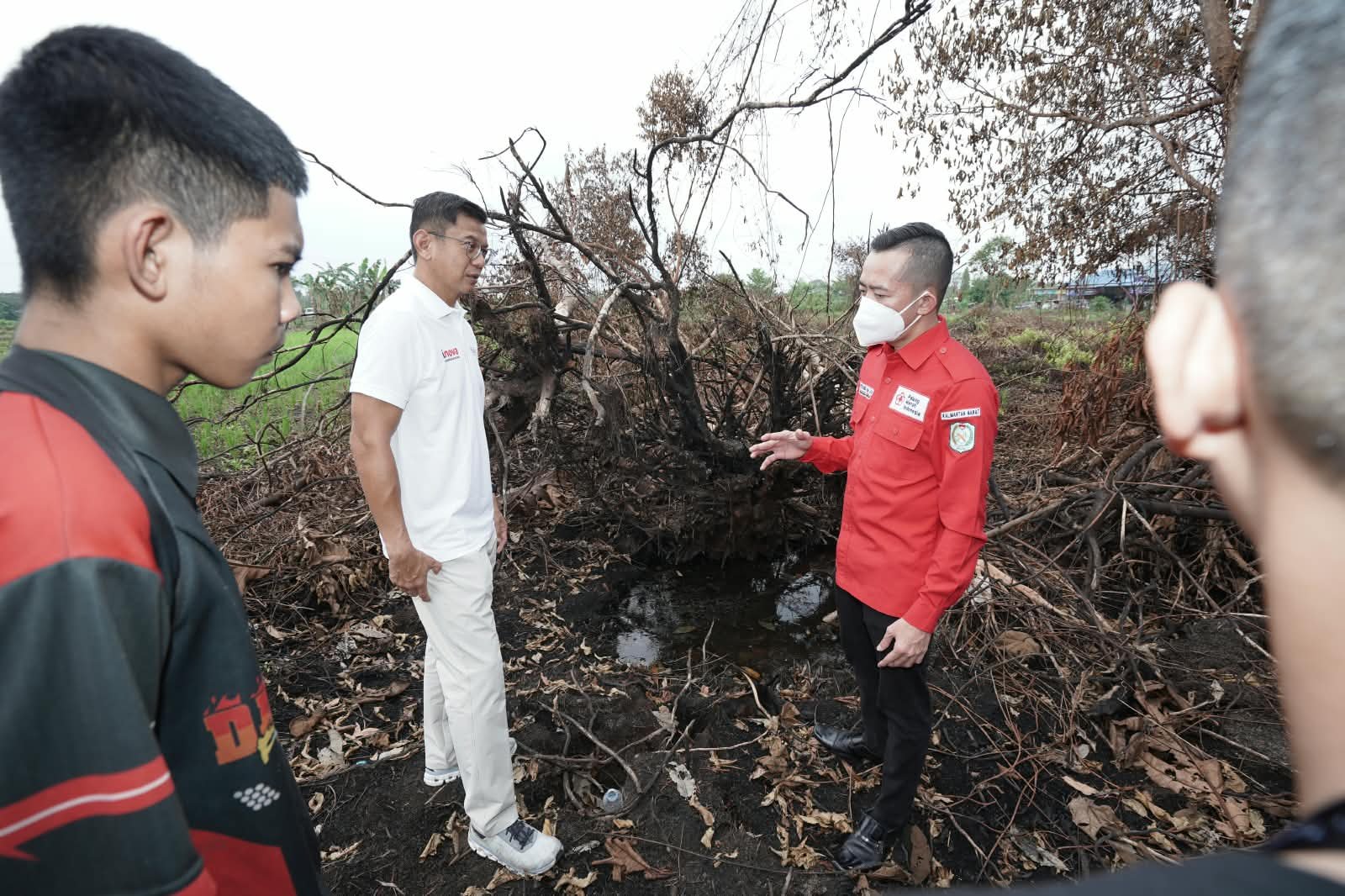 Betadine dan PMI Kalbar Perkuat Kesiapsiagaan Kesehatan di Tengah Karhutla