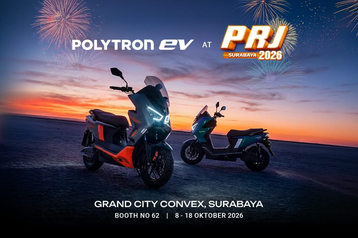 Polytron Perkuat Pasar Motor Listrik Jawa Timur, Siapkan Promo Khusus di PRJ Surabaya 2026