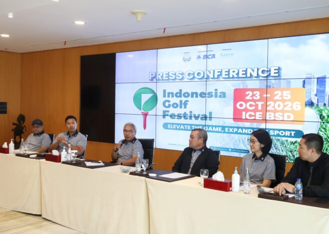 Indonesia Golf Festival 2026 Perluas Skala, Bidik Transaksi Rp20 Miliar