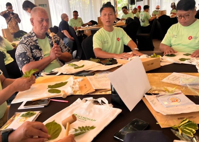 Ecoprint, Ketika Daun dan Bunga Menjadi Bagian dari Industri Kreatif dan Pariwisata